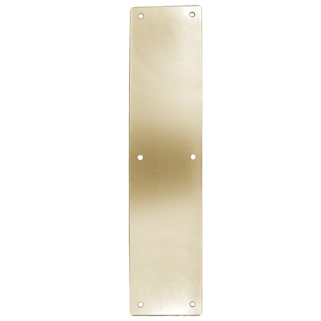 Trans Atlantic Co. 3.5 in. x 15 in. Bright Brass Push Plate GH-PP53-US3